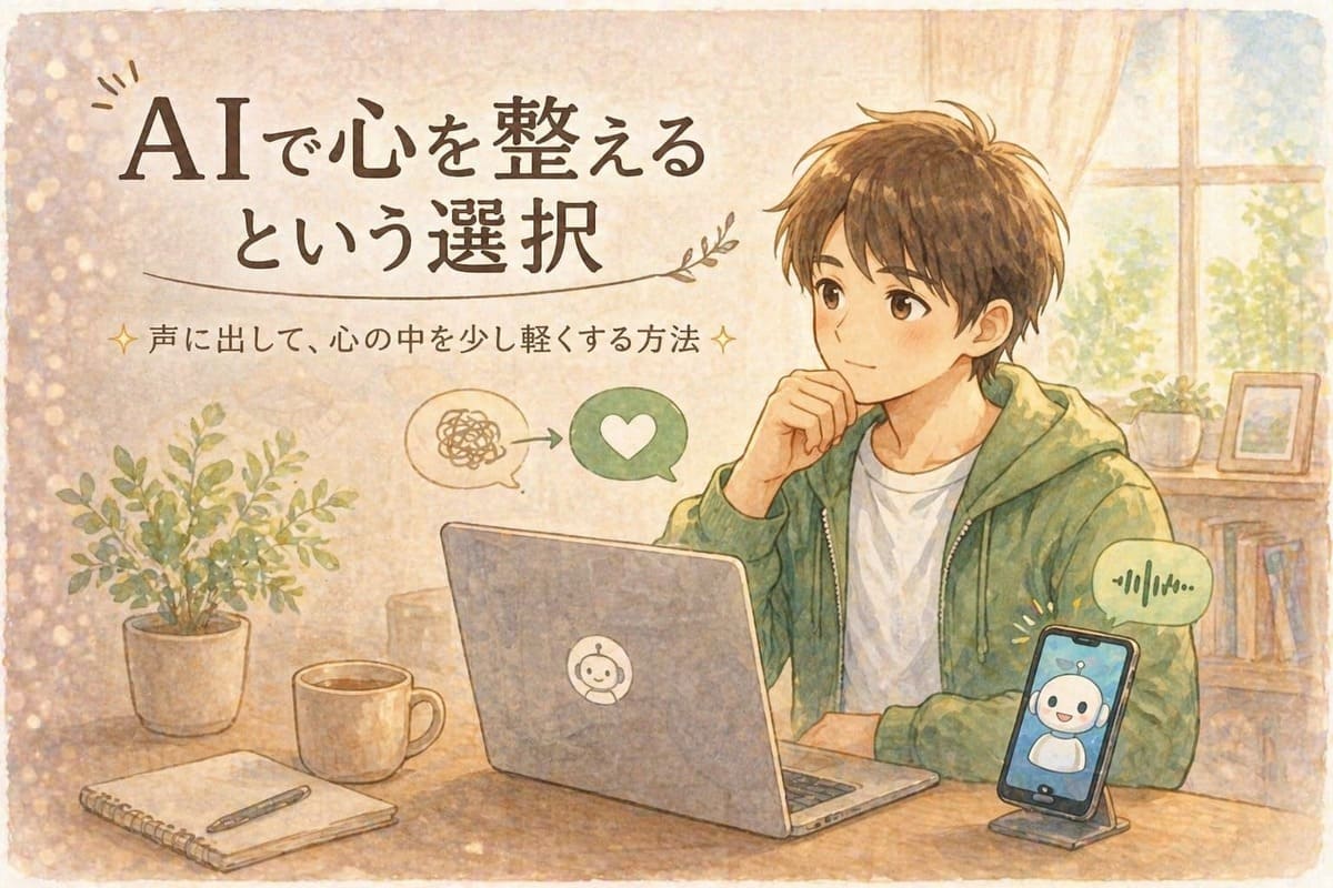 AIで心を整えるという選択の画像イメージ