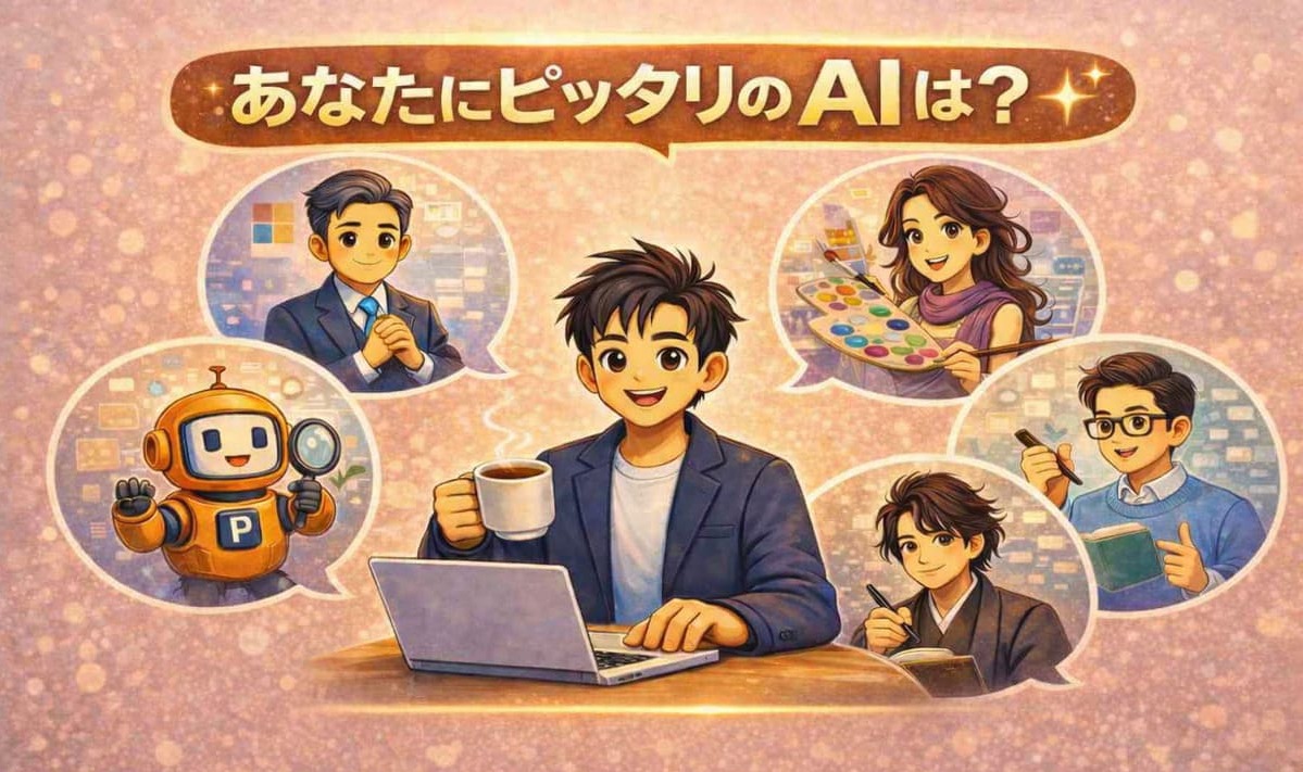 あなたにピッタリなAIは? イメージ